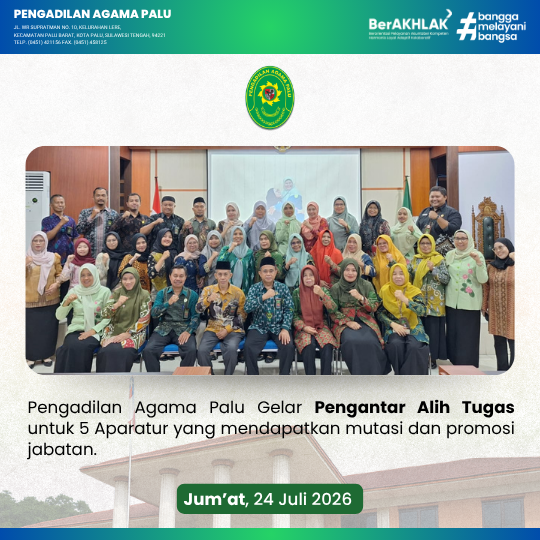 Pengantar Alih tugas 24 juli