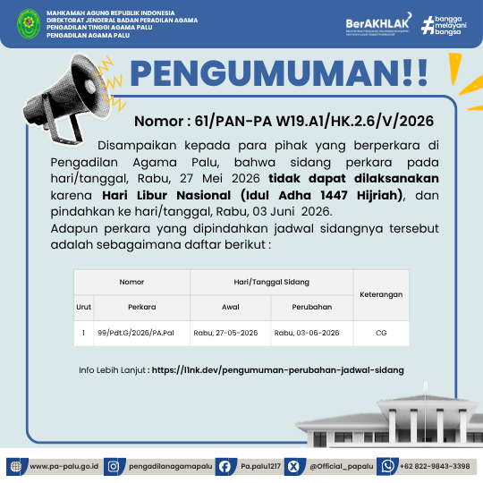 pengumuman 18 Mei 2026 2