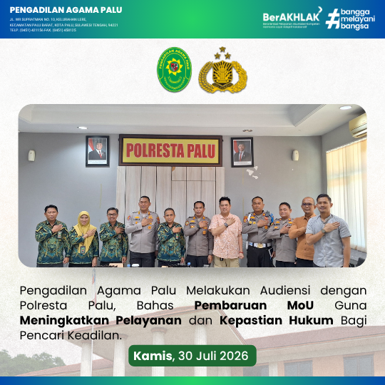 kunjungan ke polresta palu