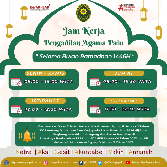 jam pelayanan ramadhan 2025
